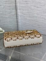 DIOR 25S SMALL LADY - JOY BAG 26 IN LATTE CANNAGE CALFSKIN WITH SPARKLING - Image 17