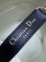 DIOR 25S TOUJOURS VERTICAL NANO TOTE BAG 18 IN IVORY BLACK MACROCANNAGE CALFSKIN - Image 14