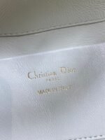 DIOR 25S TOUJOURS VERTICAL NANO TOTE BAG 18 IN IVORY BLACK MACROCANNAGE CALFSKIN - Image 8
