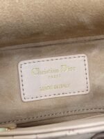 DIOR 25S MICRO LADY D-JOY 19 IN BABY PINK CALFSKIN GOLD HARDWRE - Image 18