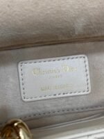 DIOR 25S MICRO LADY D-JOY 19 IN BEIGE CALFSKIN GOLD HARDWARE - Image 18