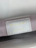 DIOR 25S MINI LADY DIOR BAG 17 IN LILAC CALFSKIN CHARM CRYSTAL EMBELLISHMENTS - Image 9