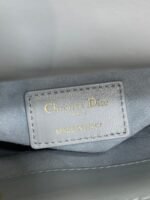 DIOR 25S MINI LADY DIOR BAG 17 IN LIGHT BLUE CALFSKIN CHARM CRYSTAL EMBELLISHMENTS - Image 9