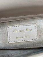 DIOR 25S SMALL LADY D‑JOY BAG 22 IN BABY PINK CALFSKIN GOLD HARDWARE - Image 9