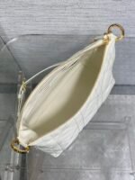 DIOR 25S STAR HOBO BAG 28 IN LATTE MACROCANNAGE CALFSKIN WITH CHAIN - Image 13