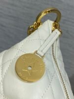 DIOR 25S STAR HOBO BAG 28 IN LATTE MACROCANNAGE CALFSKIN WITH CHAIN - Image 7