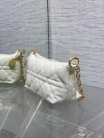 DIOR 25S STAR HOBO BAG 28 IN LATTE MACROCANNAGE CALFSKIN WITH CHAIN - Image 12