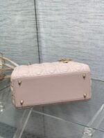 DIOR 25S MEDIUM LADY BAG 24 IN PINK CALFSKIN GOLD HARDWRE - Image 17