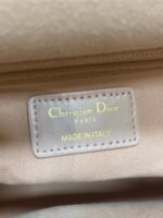 DIOR 25S MEDIUM LADY BAG 24 IN PINK CALFSKIN GOLD HARDWARE - Image 9