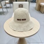 MIUMIU RAFFIA BUCKET HAT STYLE 70 - Image 10