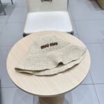 MIUMIU RAFFIA BUCKET HAT STYLE 70 - Image 4
