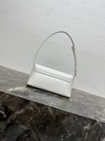 CELINE 25S TRIOMPHE BAG 24 IN WHITE SHINY CALFSKIN - Image 11