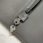 PICOTIN LOCK 22 IN GREY ETAIN CALFSKIN SILVER HARDWARE - Image 18