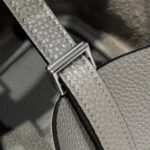 PICOTIN LOCK 22 IN GREY ETAIN CALFSKIN SILVER HARDWARE - Image 20