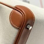 HM BIRKIN 25CM IN VEAU BARENIA SWIFT CALFSKIN ERCU TOILE CANVAS - Image 13