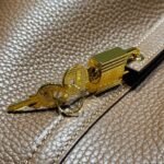 HERMES 25S PICOTIN LOCK 18 IN BURNT CARAMEL CALFSKIN GOLD HARDWARE - Image 3