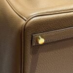 25S HERMES BIRKIN 30 IN COFFEE CALFSKIN GOLD HARDWARE - Image 9