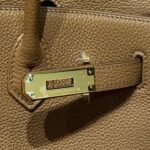 25S HERMES BIRKIN 30 IN COFFEE CALFSKIN GOLD HARDWARE - Image 5