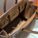 25S HERMES BIRKIN 30 IN DARK BROWN CALFSKIN GOLD HARDWARE - Image 3