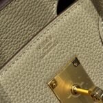 25S HERMES BIRKIN 30 IN CROMWELL GRAY CALFSKIN GOLD HARDWARE - Image 16