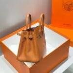 HERMES 25S MEDIUM BIRKIN 25 IN BURNT ORANGE CALFSKIN GOLD HARDWARE - Image 12
