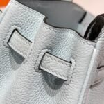 HERMES 25S MEDIUM BIRKIN 25 IN CLOUD BLUE CALFSKIN SILVER HARDWARE - Image 8