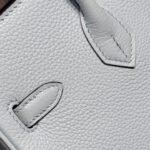 HERMES 25S MEDIUM BIRKIN 25 IN CLOUD BLUE CALFSKIN SILVER HARDWARE - Image 7