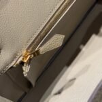 HERMES 25S MEDIUM BIRKIN 25 IN DARK KHAKI CALFSKIN GOLD HARDWARE - Image 7