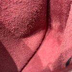 HERMES 25S MINI EVELYNE 18 IN BURGUNDY PATTERNED STRAP CALFSKIN SILVER HARDWARE - Image 8