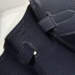 HERMES 25S SHOULDER BIRKIN 29 IN MIDNIGHT BLUE CALFSKIN GOLD HARDWARE - Image 8