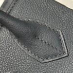 HERMES 25S SHOULDER BIRKIN 29 IN HAZE GRAY CALFSKIN SILVER HARDWARE - Image 8