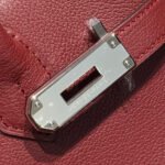 HERMES 25S SHOULDER BIRKIN 29 IN BURNT RED CALFSKIN SILVER HARDWARE - Image 15