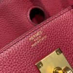 HERMES 25S SHOULDER BIRKIN 29 IN BURNT RED CALFSKIN GOLD HARDWARE - Image 5