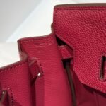 HERMES 25S SHOULDER BIRKIN 29 IN BURNT RED CALFSKIN GOLD HARDWARE - Image 8