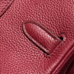 HERMES 25S SHOULDER BIRKIN 29 IN BURNT RED CALFSKIN GOLD HARDWARE - Image 18