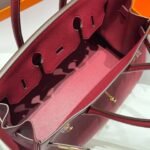 HERMES 25S SHOULDER BIRKIN 29 IN BURNT RED CALFSKIN GOLD HARDWARE - Image 4