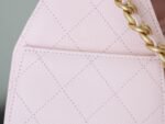 CHANEL 25S HOBO BAG 30 CM IN LIGHT PINK LAMBSKIN WITH GOLD HARDWARE - Image 14