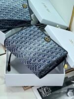BOOK TOTE 26 IN BLUE MONOGRAM OBLIQUE JACQUARD - Image 11