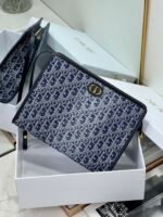 BOOK TOTE 26 IN BLUE MONOGRAM OBLIQUE JACQUARD - Image 7