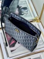 BOOK TOTE 26 IN BLUE MONOGRAM OBLIQUE JACQUARD - Image 9