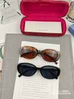 OVAL FRAME SUNGLASSES 58053 IN ACETATE - Image 3