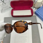 OVAL FRAME SUNGLASSES 58053 IN ACETATE - Image 10