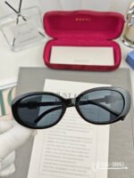 OVAL FRAME SUNGLASSES 58053 IN ACETATE - Image 9