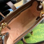 JACKIE 1961 SMALL 24 TOTE BAG BEIGE AND EBONY CANVAS - Image 13