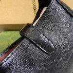 JACKIE NOTTE MINI BAG 19 IN BLACK CRACKED LACQUER CALFSKIN GOLD HARDWARE - Image 3