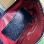 JACKIE NOTTE MINI BAG 19 IN BLACK CRACKED LACQUER CALFSKIN GOLD HARDWARE - Image 15