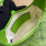 JACKIE NOTTE MINI BAG 19 IN LIME GREEN CRACKED LACQUER CALFSKIN GOLD HARDWARE - Image 7