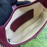 JACKIE NOTTE MINI BAG 19 IN BURGUNDY RED CALFSKIN GOLD HARDWARE - Image 17