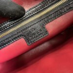 JACKIE SMALL SHOULDER BAG 27 IN BLACK CRACKED LACQUER CALFSKIN GOLD HARDWARE - Image 9