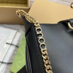 JACKIE NOTTE MINI BAG 19 IN BLACK CALFSKIN GOLD HARDWARE - Image 16
